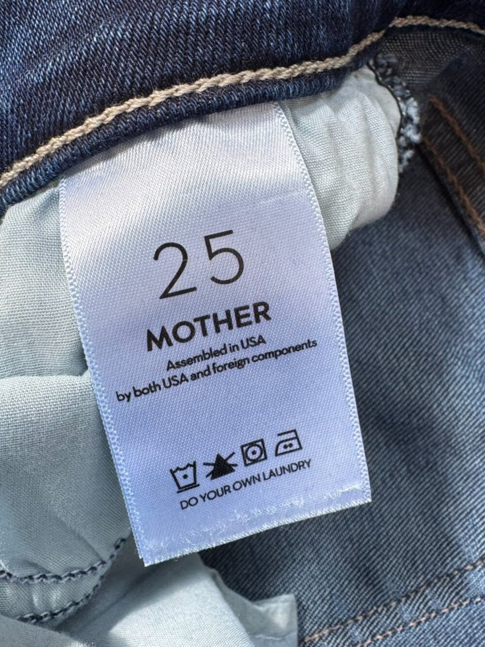 Mother The Doozy Flare Jeans in Uncharted Waters 25 - Picture 10 of 13